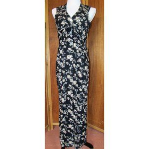 Vintage Benson & Smith BOHO Maxi Hippie Casual/Summer Halter Dress WPL Label S15